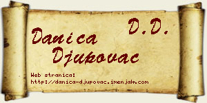 Danica Đupovac vizit kartica